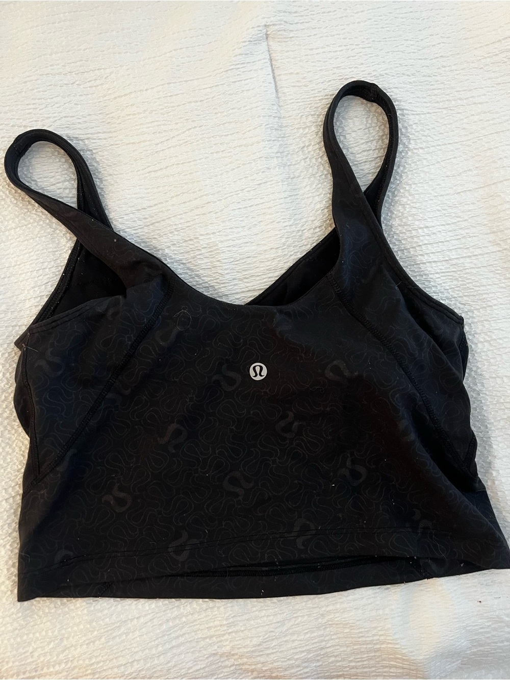 lululemon athletica Black Seamless Strappy Tank